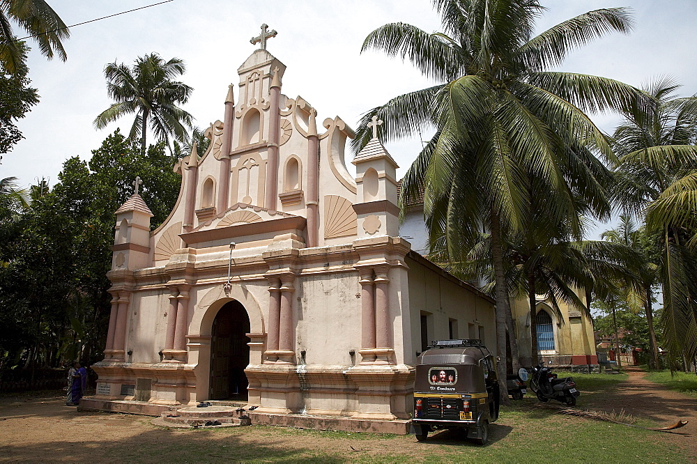 India. Kottakavu church, one of the eight founded by thomas.The Old church, dating back to 1308. In the footsteps of saint thomas: visiting the eight churches founded by the apostle in kerala after he arrived in 52 ad