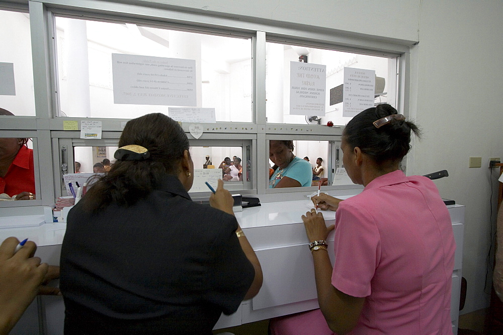 Jamaica. Dispensary at clinic in montego bay