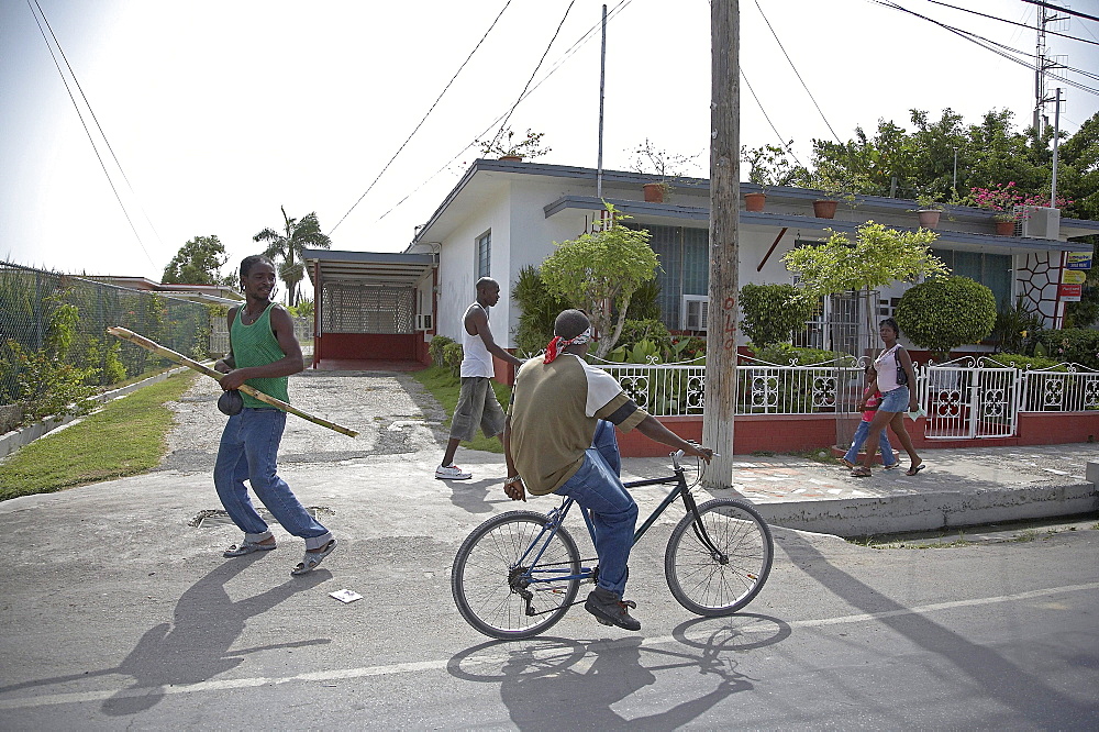 Jamaica. Street scene in montego bay