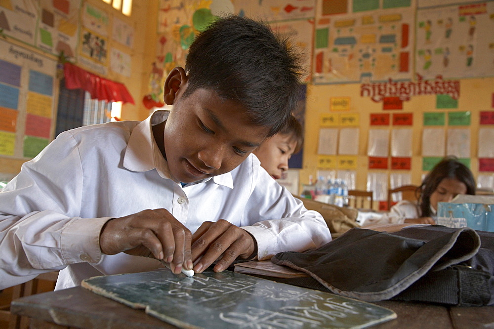 Cambodia sen sok primary school in anlon kgnan