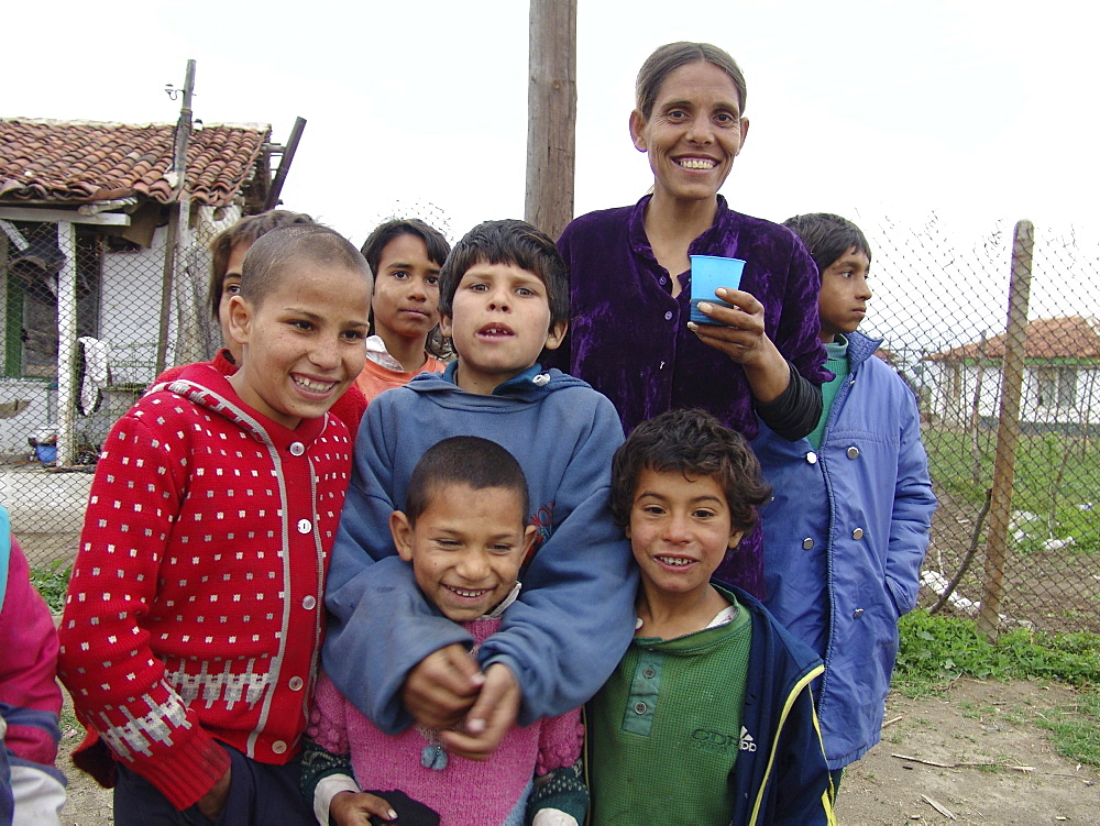 Gypsies, bulgaria. Romas of karlova