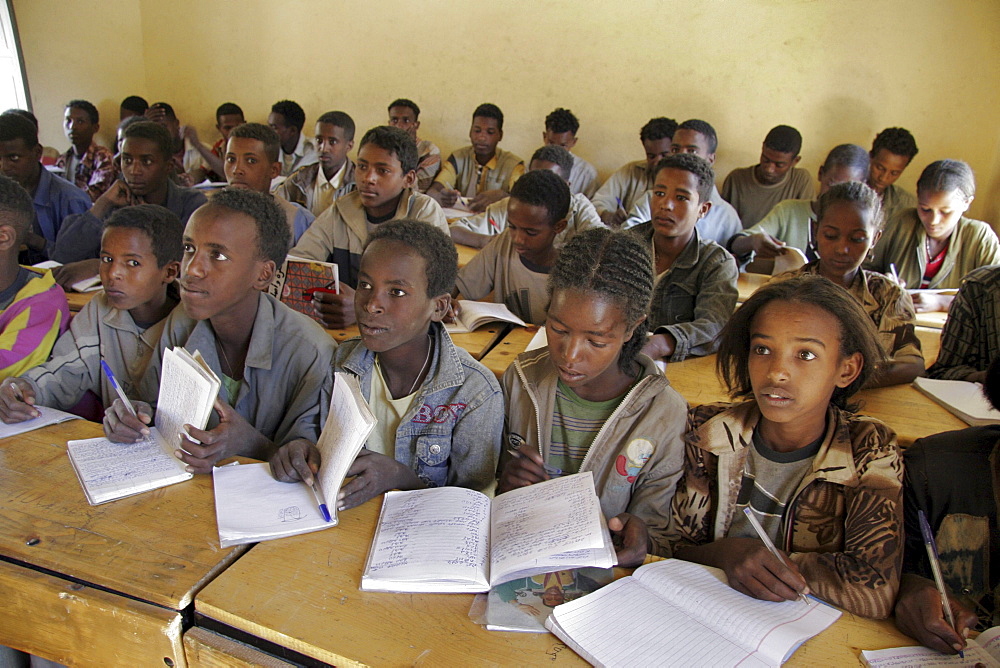 Ethiopia catholic elementary school at adaga, irop, tigray