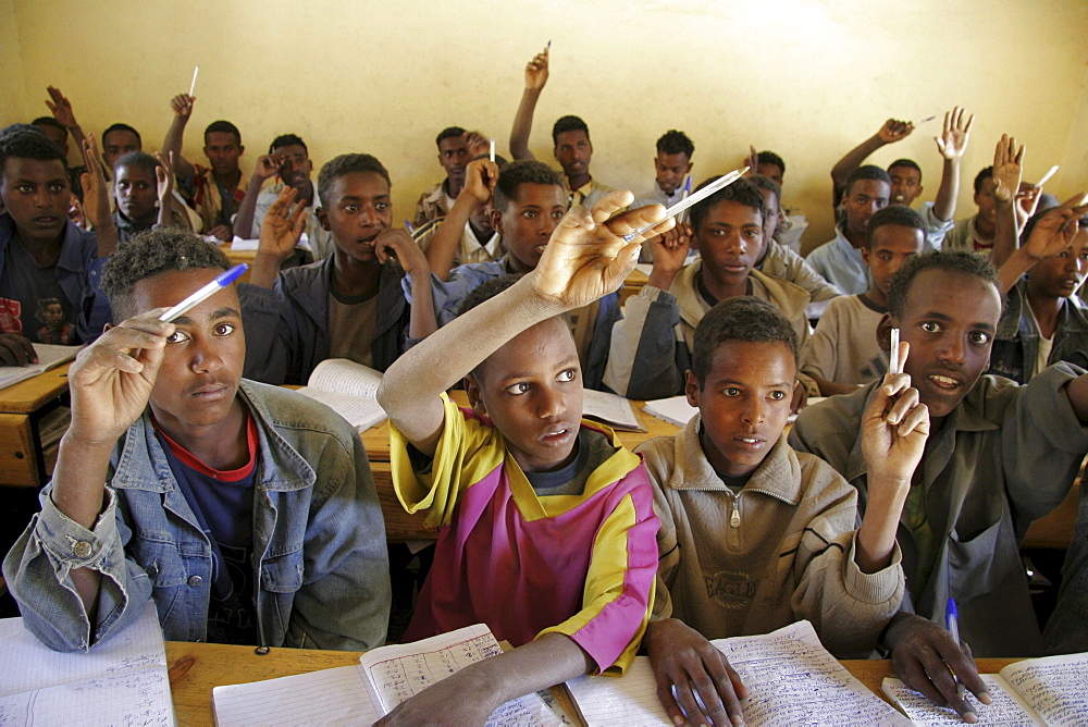 Ethiopia catholic elementary school at adaga, irop, tigray