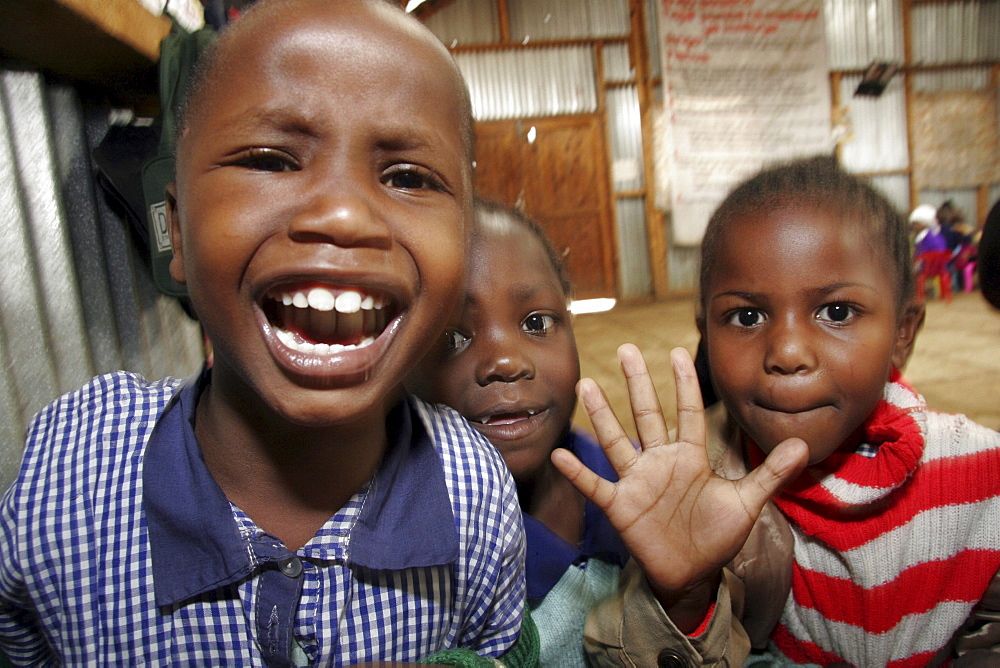 Kenya day care center in kibera slum, nairobi