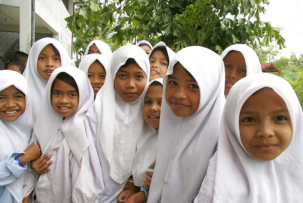 Thailand girl in muslim school, pattani