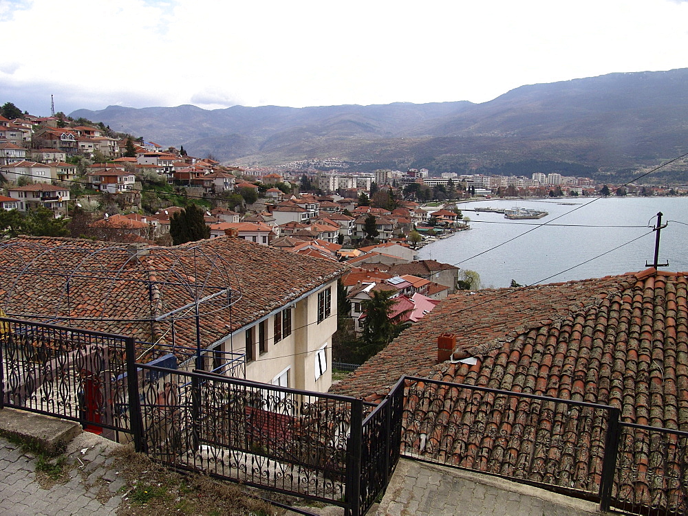 Macedonia (the former yugoslav republic of macedonia, fyrm) the town of ohrid on the shore of lake ohrid