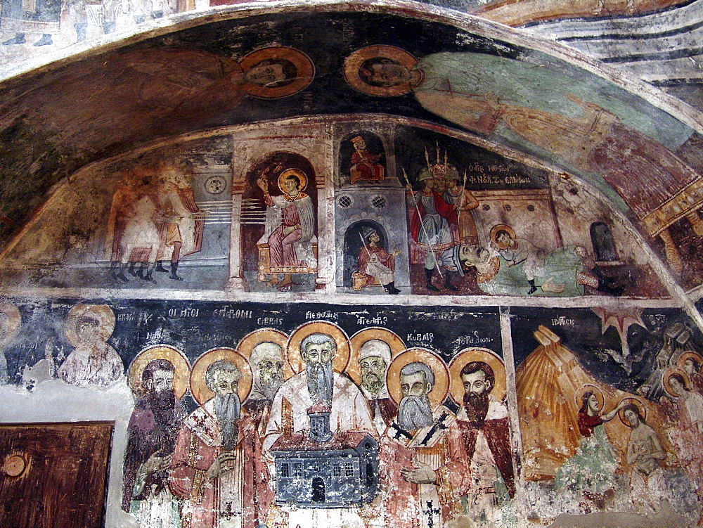 Macedonia (the former yugoslav republic of macedonia, fyrm) orthodox church of the monastery of saint naum. Lake ohrid