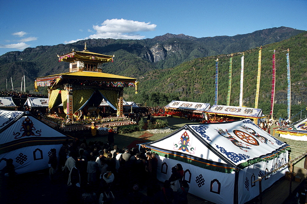 Purchang (cremation palace) of h.h. Dilgo khyenste. Bhutan. H.h. Dilgo khyentse rinpoche (1910-1991), tutor to present dalai lama revered as of greatest exponents of dzogchen- teachings of great perfection. Khyentse rinpocheÂ¬Ã†s purchang (cremation palace), satsam chorten, below paro takstang, bhutan, november 4, 1992 never forget swiftly this life will be over, like a flash of summer lightning or wave of a hand. that have opportunity to practice dharma, do waste a single moment on anything else, practice with your energy.oe h.h. Dilgo khyenste rinpoche, heart treasure of enlightened ones my delight in death is, greater than delight of traders at making vast fortunes at, or of lords of gods vaunt their victory in battle or of those sages have entered rapture of perfect meditative absorbtion. So just as a traveler sets on road when time come to go, i will remain in this world no longer, will dwell in stronghold of great bliss of deathlessness. -longchenpa, fourteenth- century dzogchen master