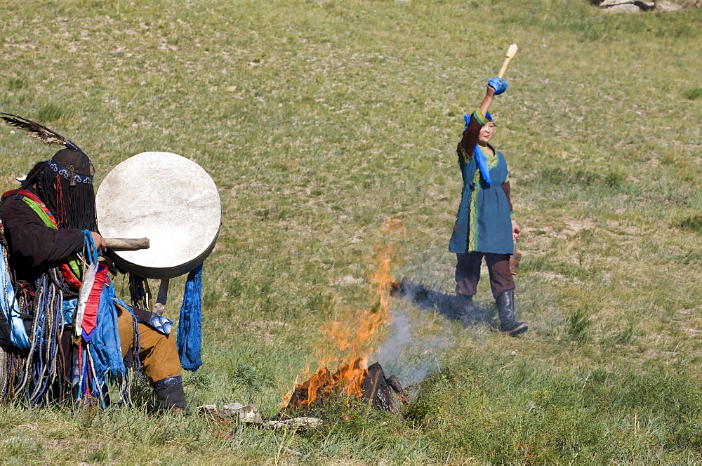 Horse milk is sprinkled into the four directions, as offerings to the nature spirits of the area, the sadak, or ?owners Of the earth.? Sometimes vodka is used instead, or as well. Milk is sacred to the mongol shamans, who believe that life on earth is descended from beings who originally came here on winged horses. Here two young female shamans make the offering in a ritual manner. Countryside mongols make this offering every morning on waking up; they usually also offer smoke, that the wind carries around the world as a prayer for harmony and prosperity. 13th century national park, tov province, mongolia. 13th century national park comprises chinggis khan's giant statue museum and live museum "town from 13 century". The ancient nomadic mini kingdom is located in the distance of 130 km east of ulaanbaatar in area of erdene zuu of tov province. It takes 2 hours driving on paved road. In the live 13th century kingdom one will see and experience the authentic lifestyle of mongols, who were lived in powerful mongol empire?s Period. This place gives you a same feeling that famous traveler marco polo and william rubruck felt once upon time