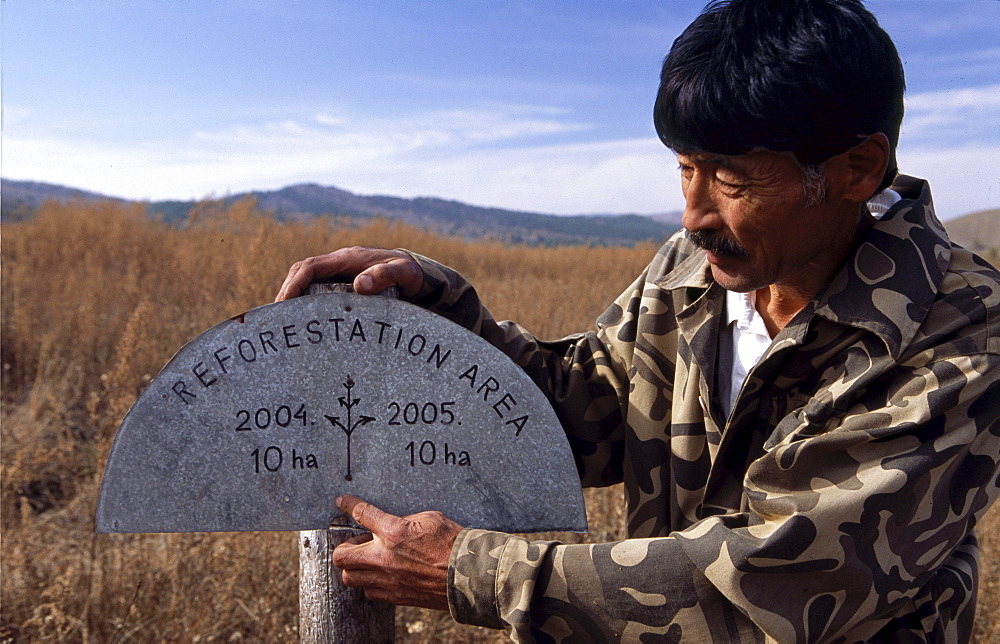 Gonchigjaviin tsedendash is incharge of mongolian forest research foundation. with a mandate to reforest areas effected by environmental mining degradation