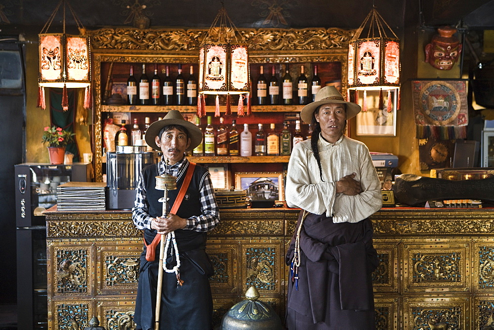 Makeye Ame, Tibetan style restaurant. Lhasa, Tibet, China, Asia