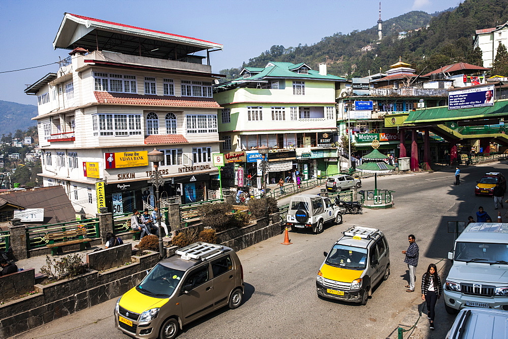 Gangtok downtown, Sikkim, India, Asia