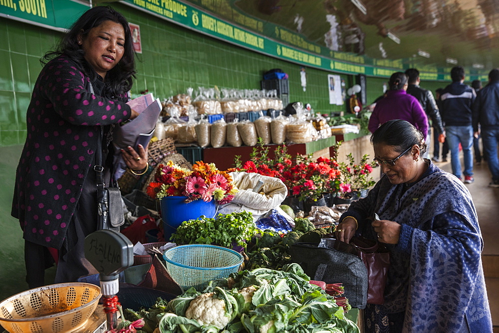 Sikkim Organic Market, Gangtok, Sikkim, India, Asia