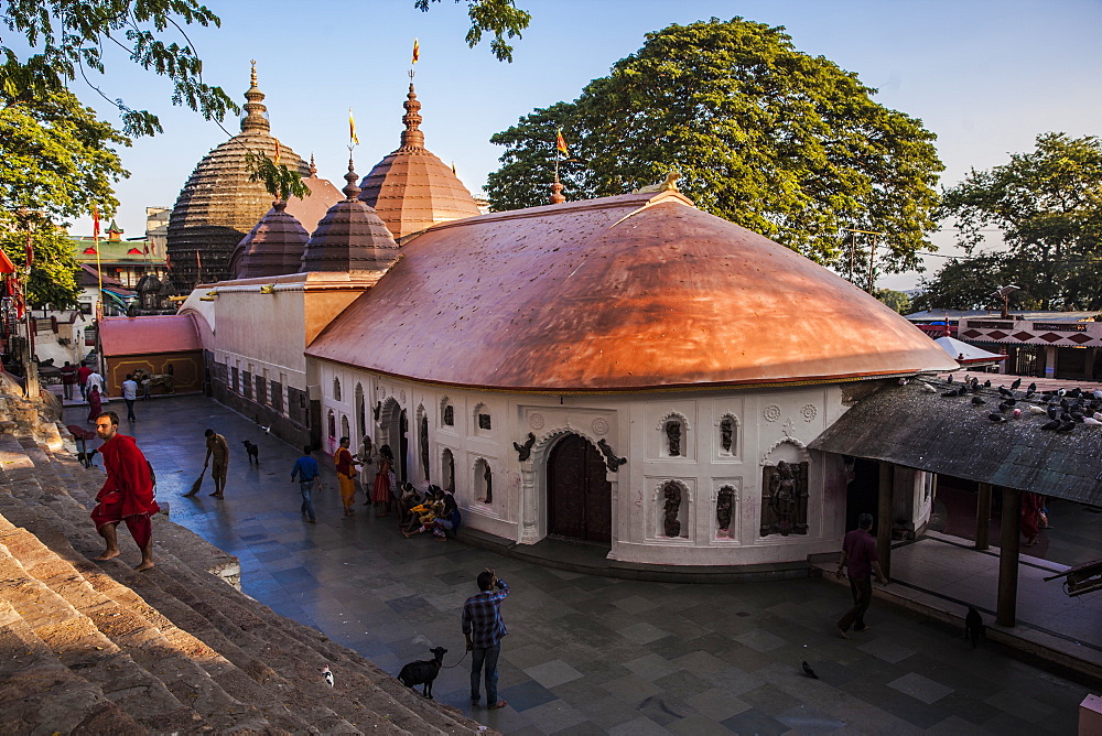 The Kamakhya Temple Kamrup-Kamakhya is one of the oldest of the 51 Shakti Pitha, dedicated to the mother goddess Kamakhya, Assam, India, Asia