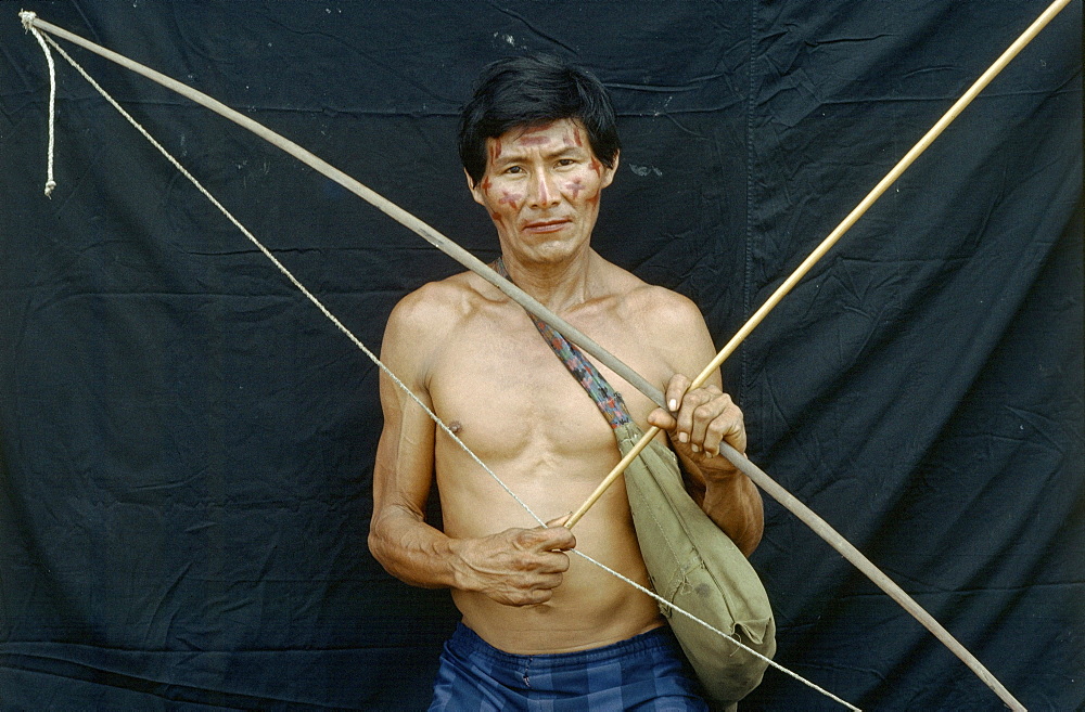 Colombian shaman, , amazon, makuna indians, makuna closeup, makuna workin