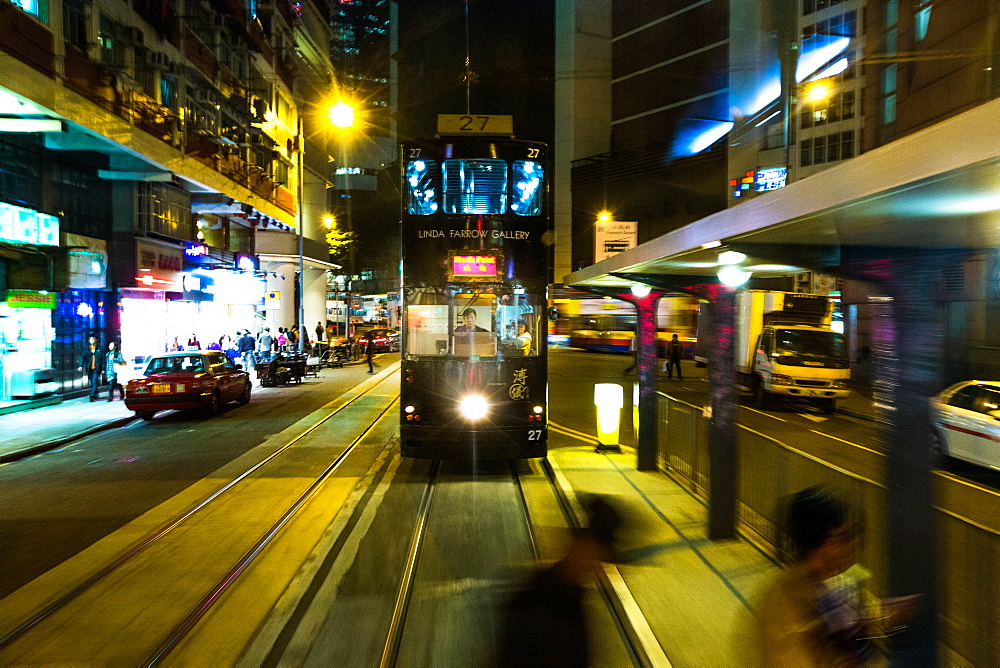 Hong Kong Tram, Central, Hong Kong, China, Asia