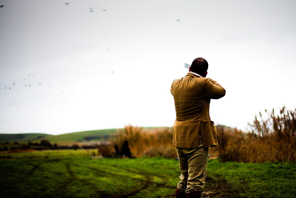 Gun shooting, Wales, United Kingdom, Europe