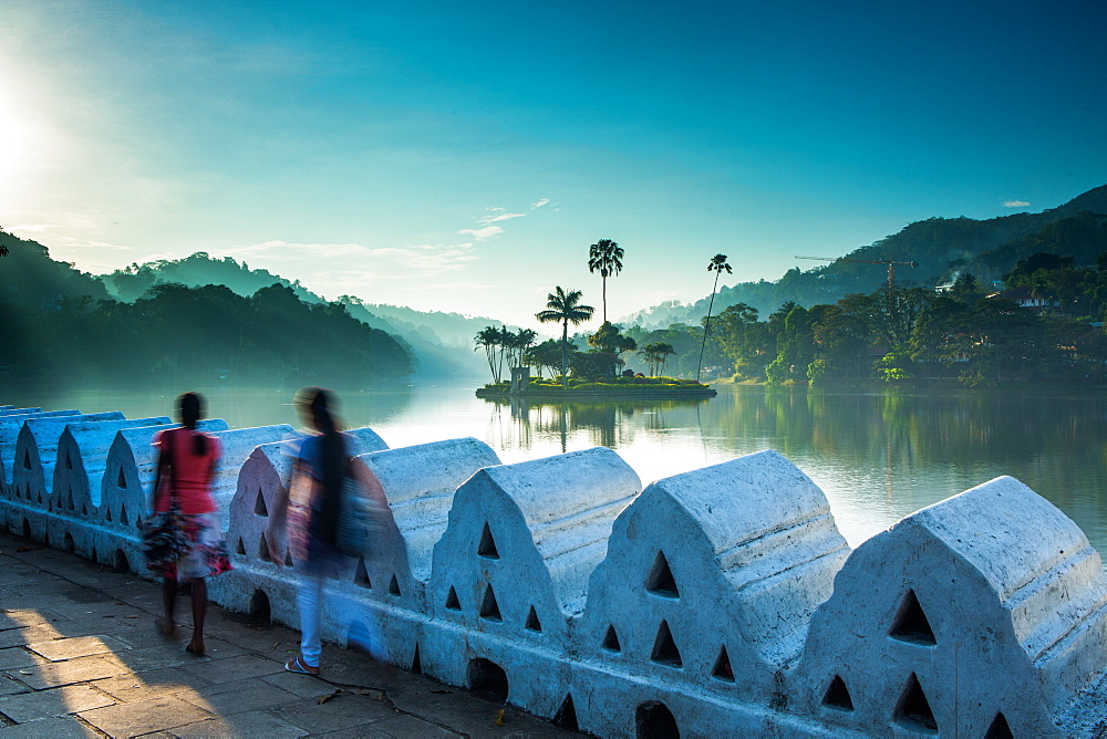 Kandy Lake, Kandy, Sri Lanka, Asia