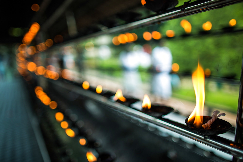 Candles, Kandy, Sri Lanka, Asia