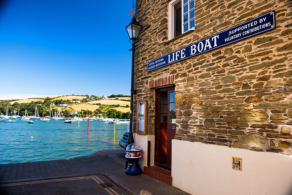 Royal National Lifeboat Institution, Union Street, Salcombe, Devon, England, United Kingdom, Europe