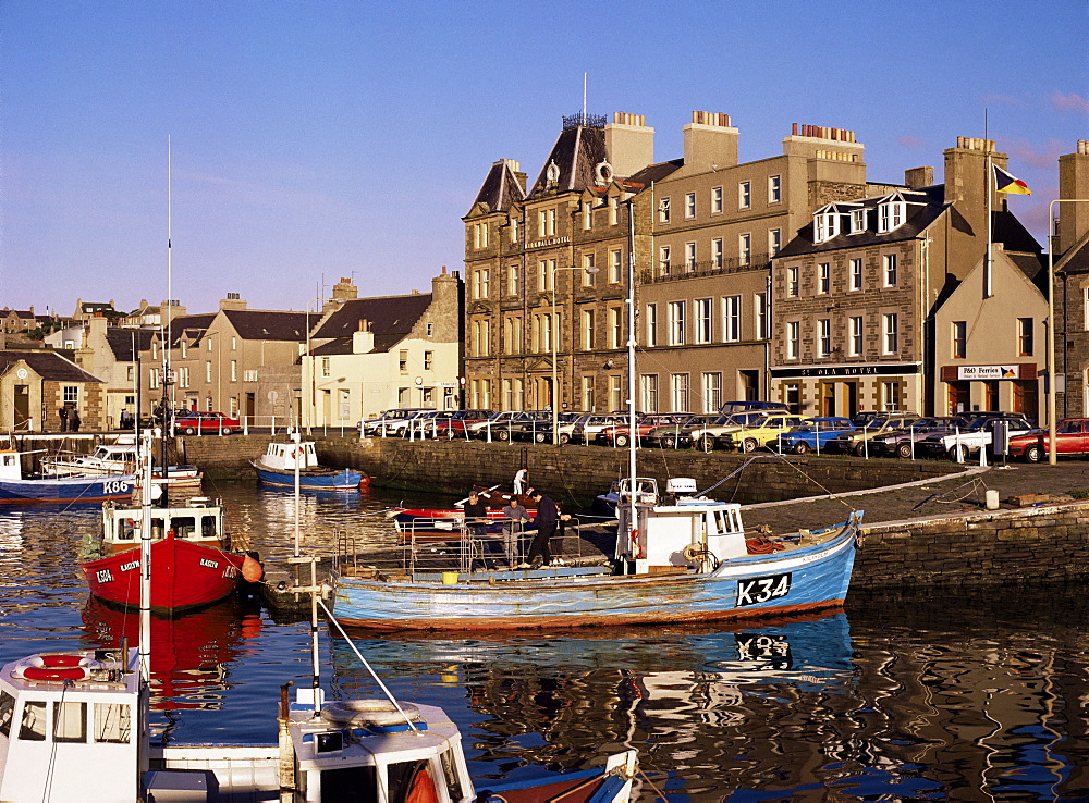 Kirkwall harbour, Mainland, Orkneys, Scotland, United Kingdom, Europe