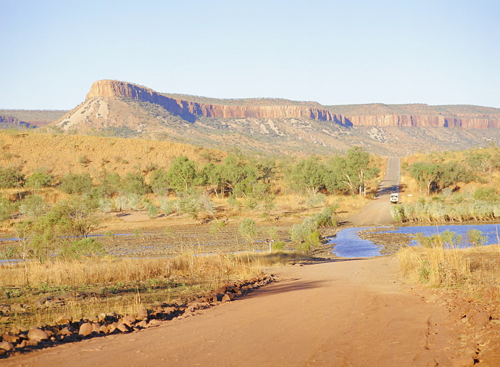 Cockburn Range, beyond River Pentecost crossing by Gibb River Road, Kimberley, Western Australia, Australia