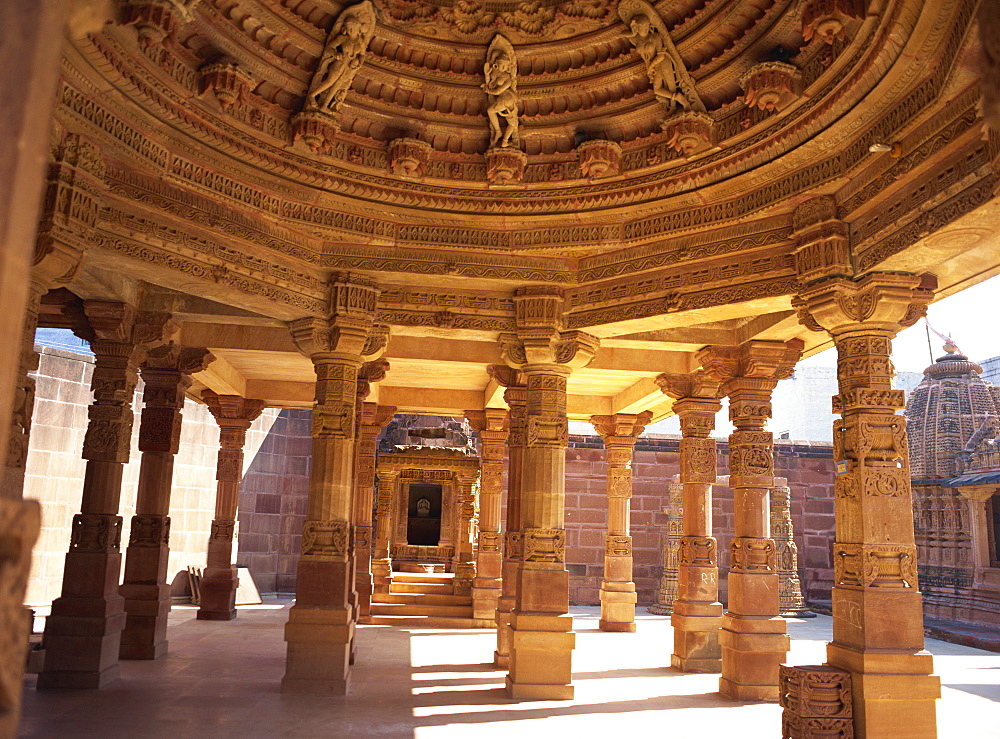 Mahavira, a Jain temple dating from the 8th and 11th centuries, Osian, Rajasthan state, India, Asia