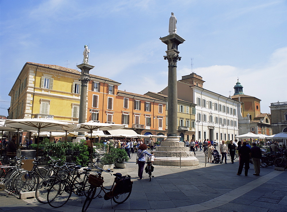 Piazza Popolo, Ravenna, Emilia-Romagna, Italy, Europe