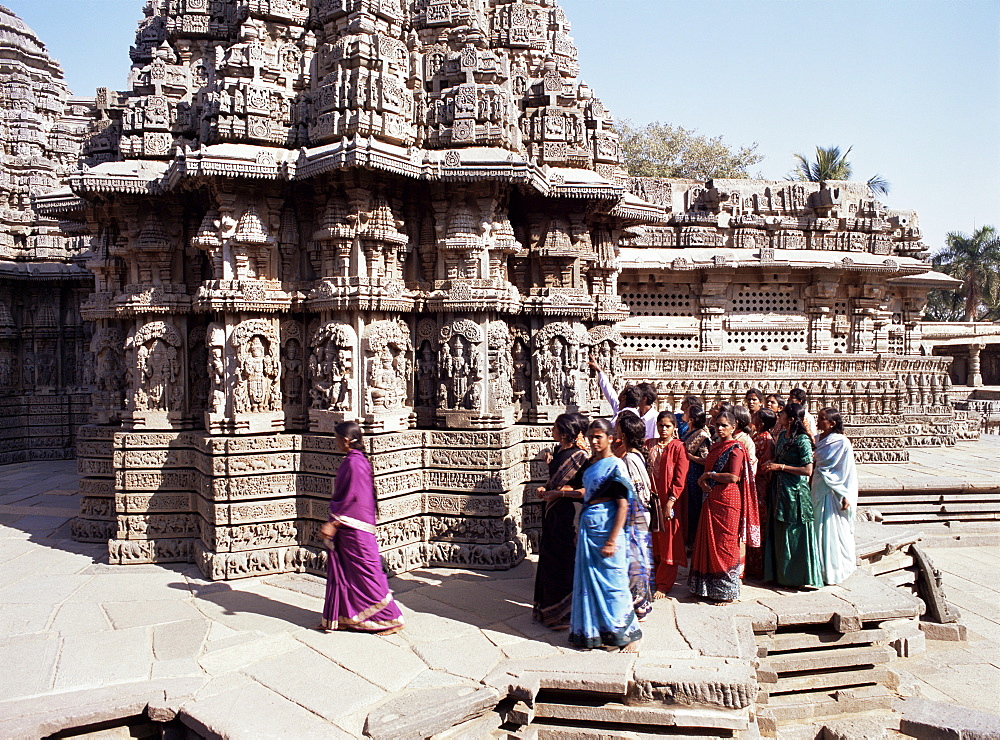 Keshava Temple dedicated to Vishnu, dating from 1268AD in late Hoysala style, Somnathpur, Karnataka state, India, Asia