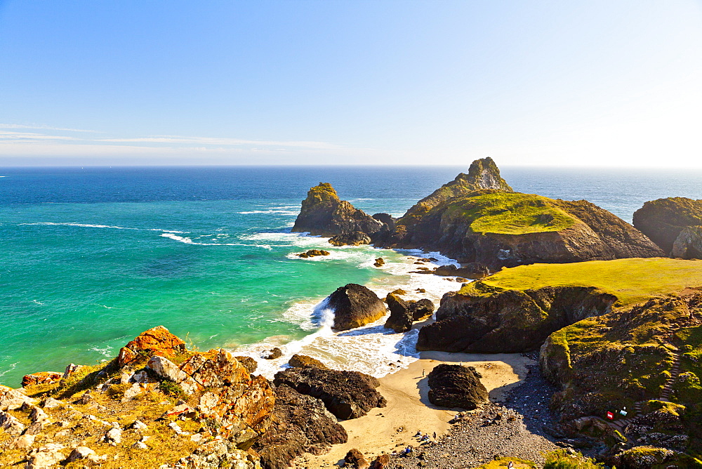 Kynance Cove, Lizard, Cornwall, England, United Kingdom, Europe