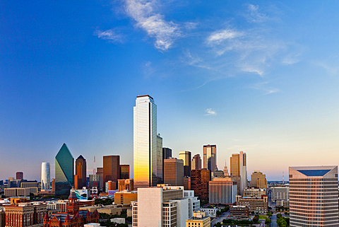 Skyline, Dallas, Texas, United States of America, North America