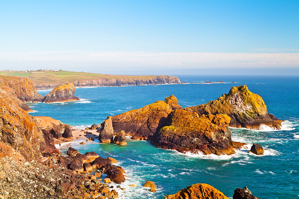 Kynance Cove, Lizard, Cornwall, England, United Kingdom, Europe