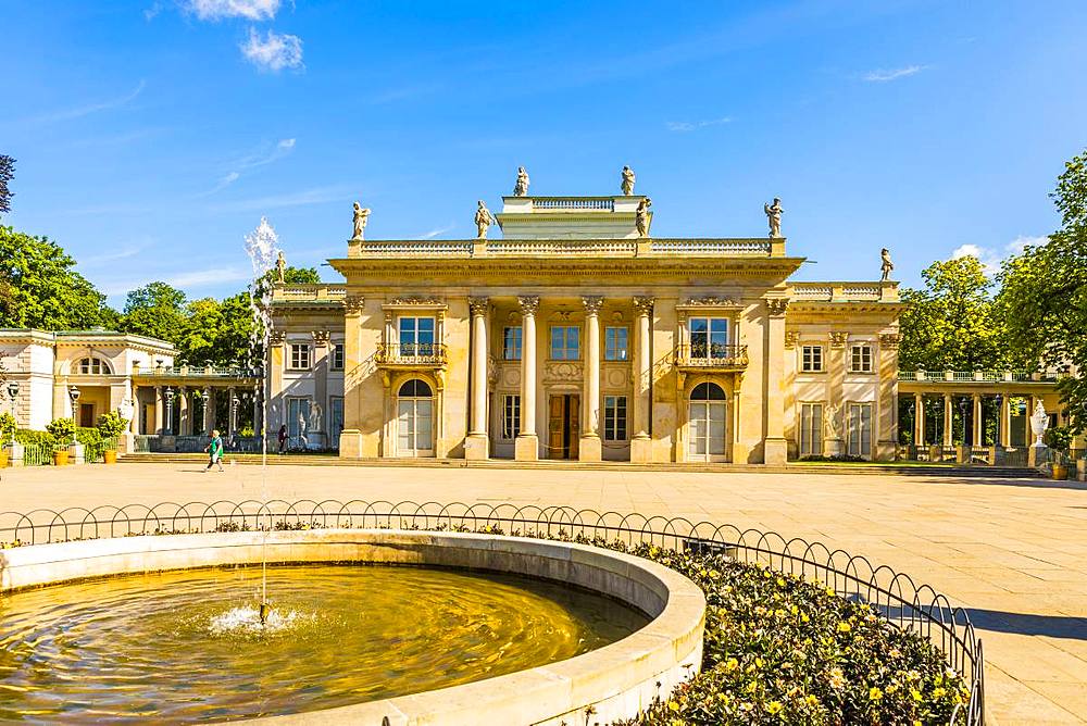 Lazienki Palace, Lazienki Park, Warsaw, Poland, Europe