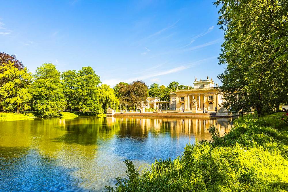 Lazienki Palace, Lazienki Park, Warsaw, Poland, Europe