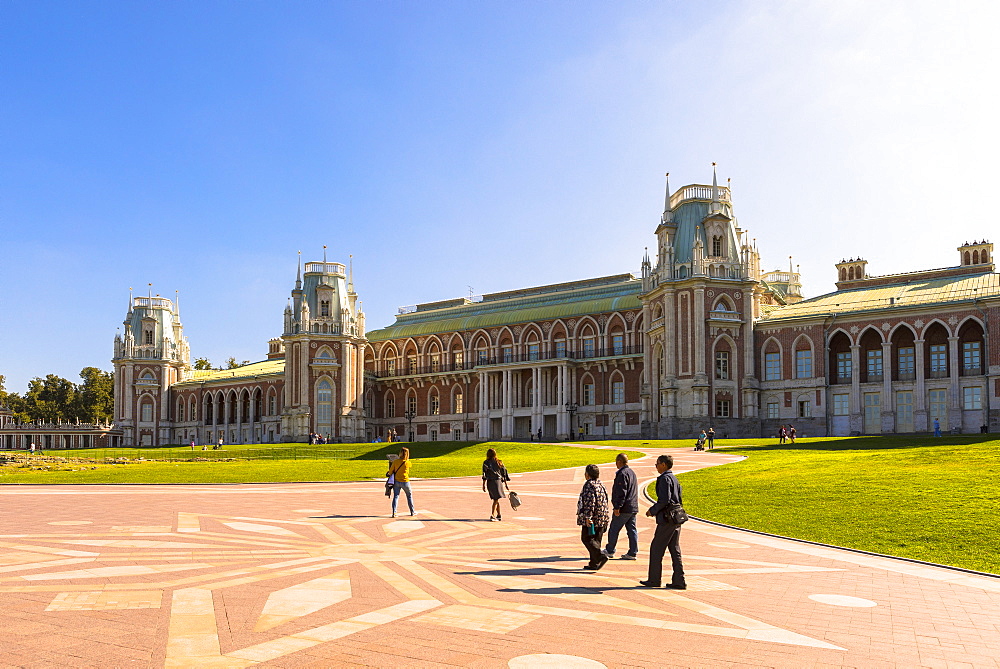 The Grand Palace, Tsaritsyno Park, Moscow, Russia, Europe