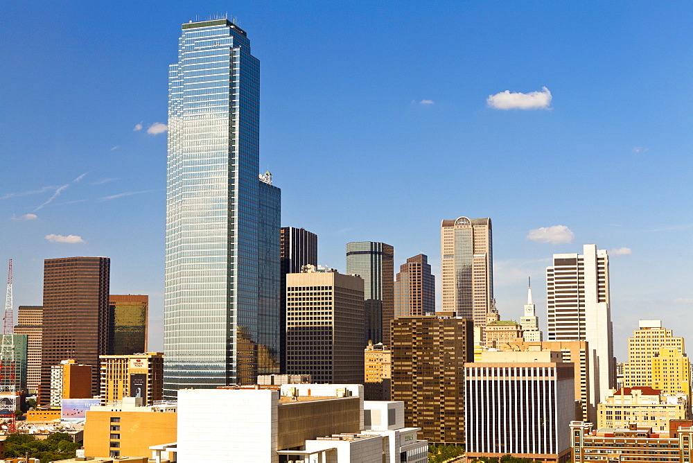 Skyline, Dallas, Texas, United States of America, North America