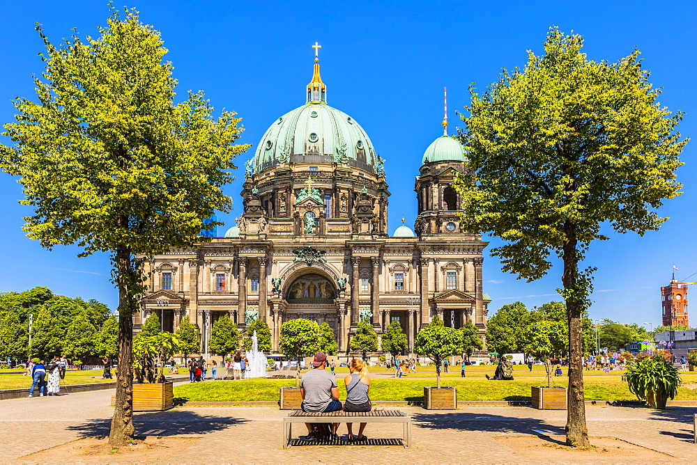 Berliner Dom (Berlin Cathedral) on the River Spree, Berlin, Germany, Europe