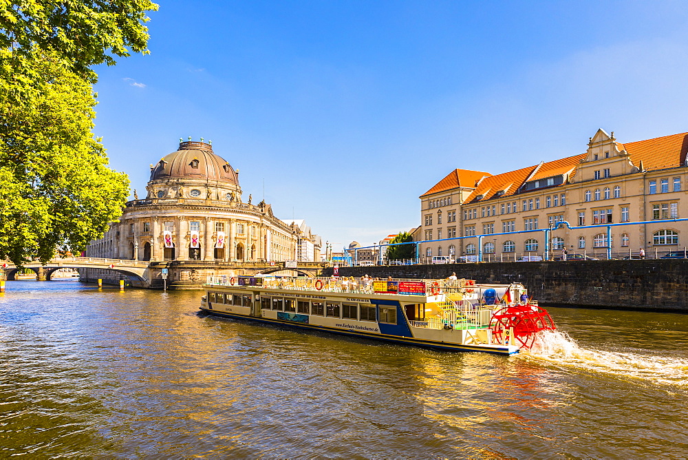 Bode Museum on the River Spree in Berlin, Germany, Europe