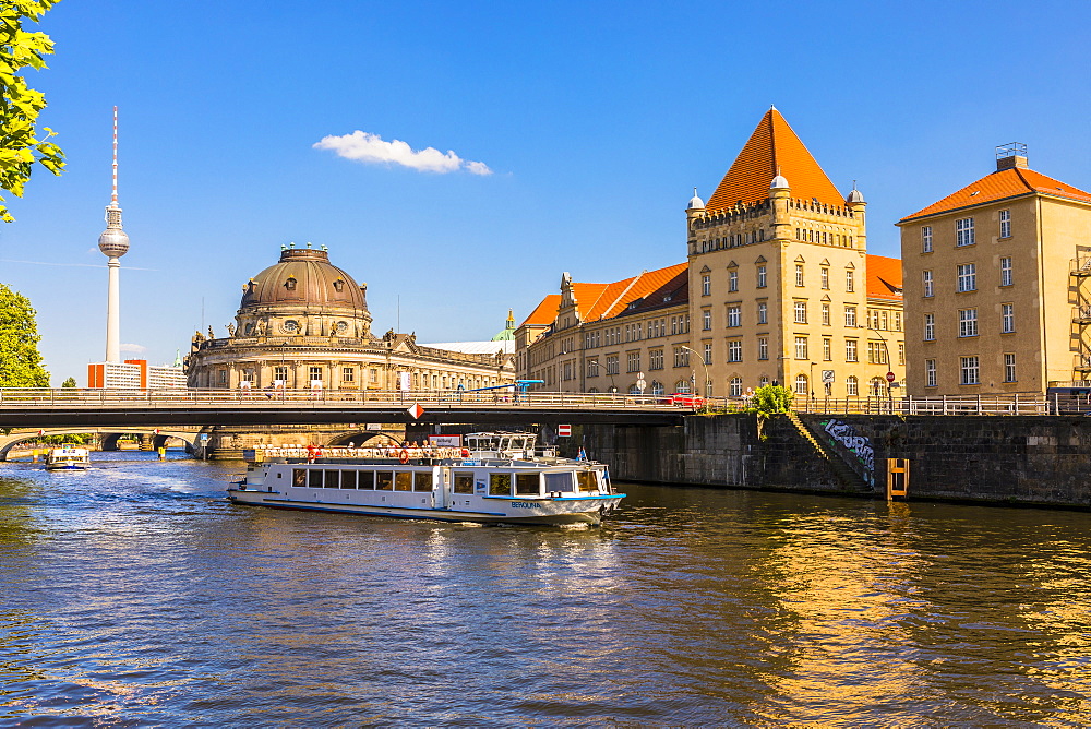 Bode Museum on the River Spree in Berlin, Germany, Europe