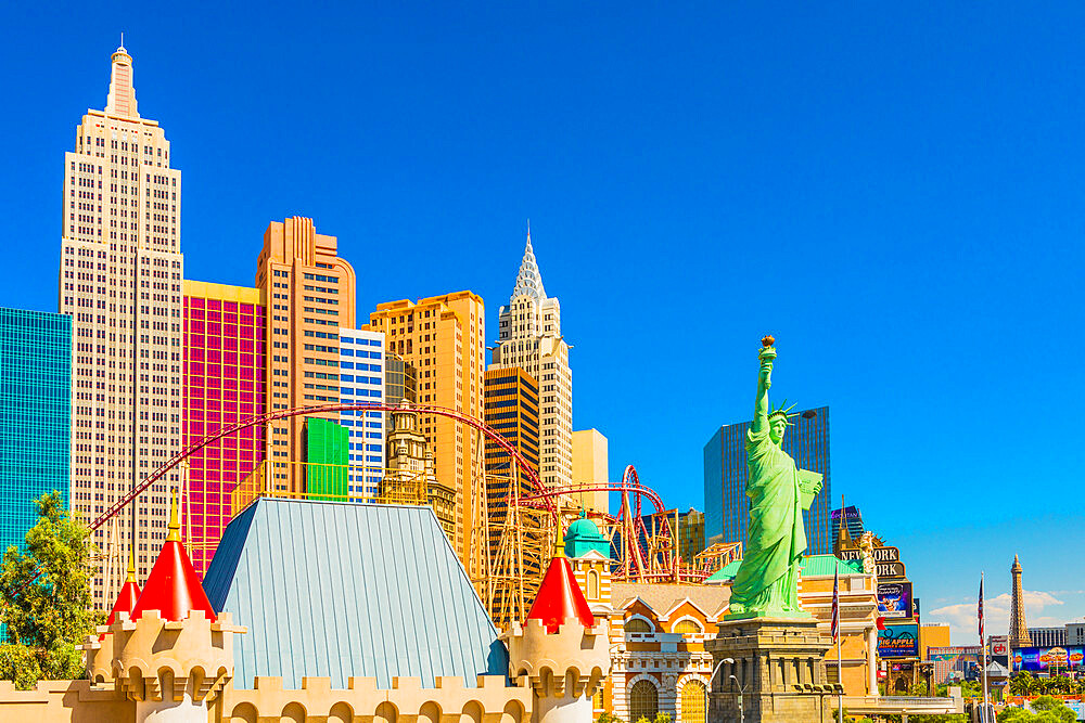 New York New York Hotel and Casino, Las Vegas, Nevada, United States of America, North America