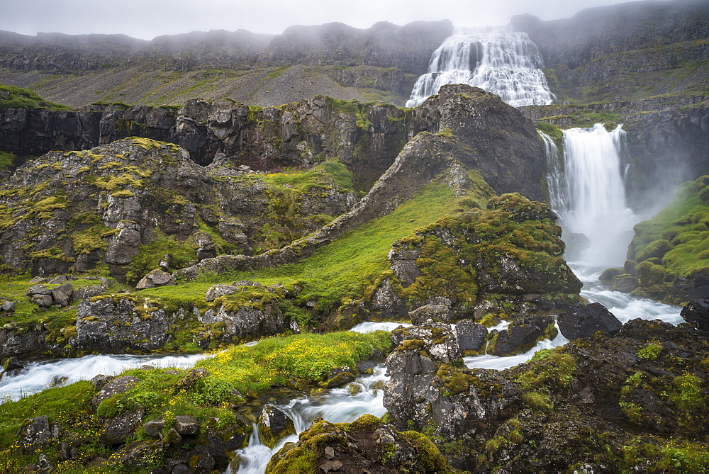 Dynjandi Waterfall, Westfjords, Iceland, Polar Regions