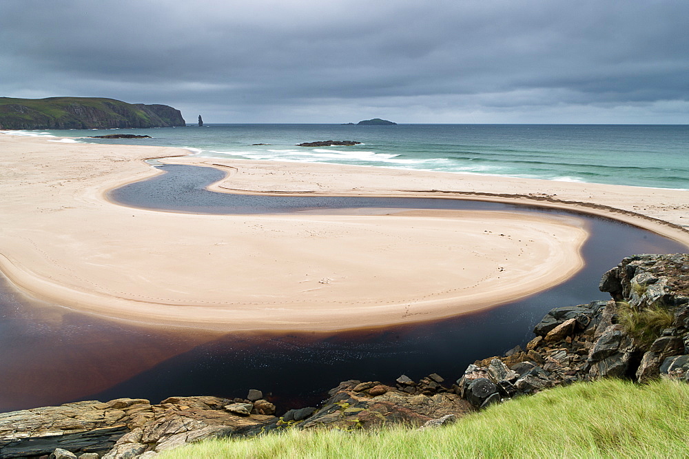 Sandwood Bay, Cape Wrath, Durness, Scotland, United Kingdom, Europe