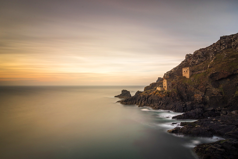 Crown Tin Mines, Botallack, UNESCO World Heritage Site, Cornwall, England, United Kingdom, Europe