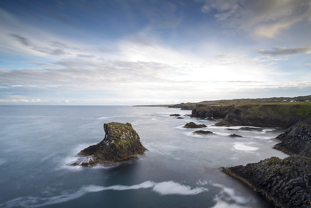 Rock formations, Arnarstapi, Snaefellsnes Peninsula, Iceland, Polar Regions