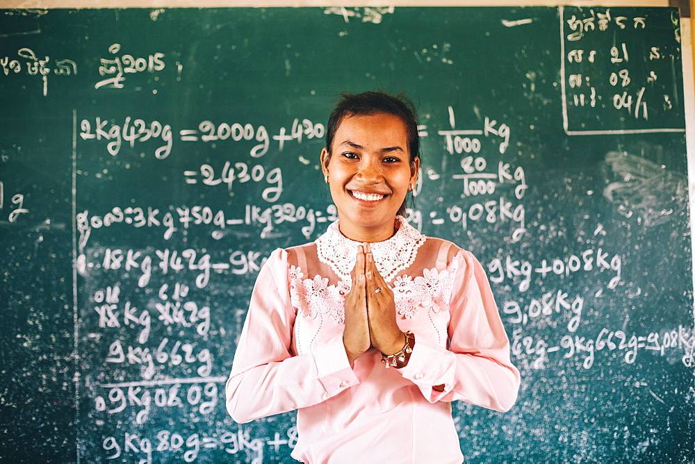 Primary school, Pong Teuk, Cambodia, Indochina, Southeast Asia, Asia