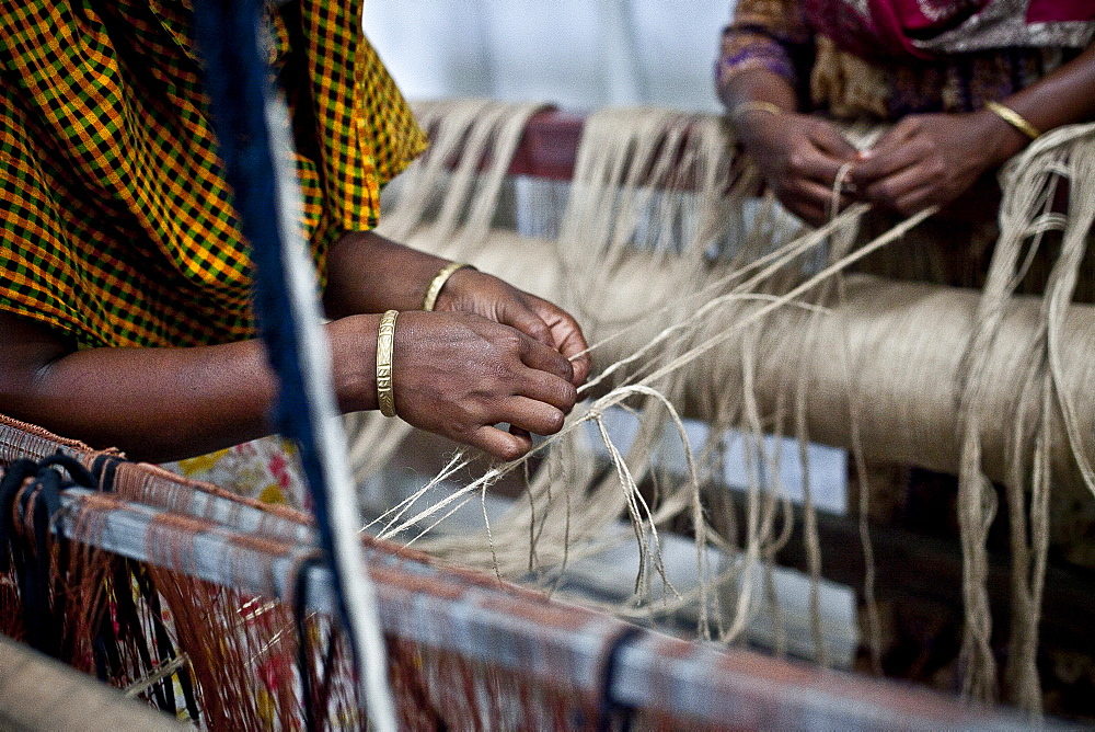 Innovative rug factories have brought small-scale factories to rural Bangladesh, Asia