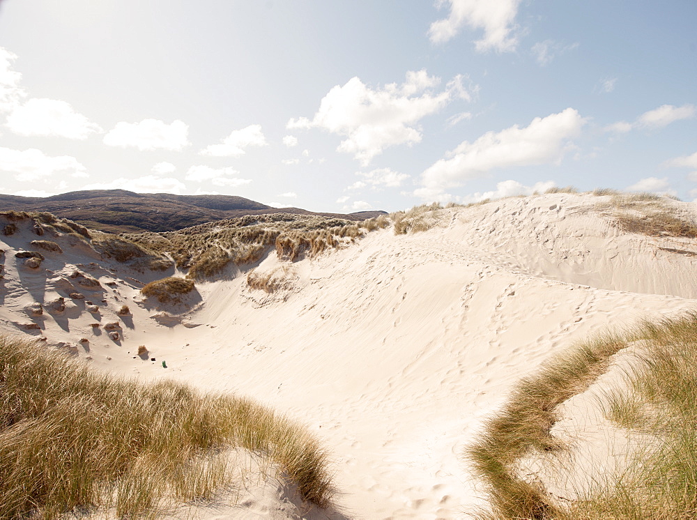 Sand dunes, Isle of Barra, Hebrides, Scotland, United Kingdom, Europe