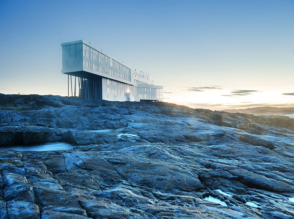 The Fogo Island Inn by Saunder Architecture of Norway, Newfoundland, Canada, North America