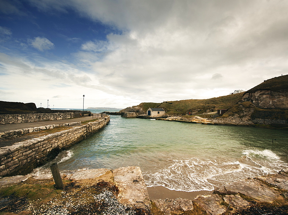 Ballintoy Harbour, where some of the Game of Thrones was filmed, Co. Antrim, Northern Ireland, United Kingdom, Europe