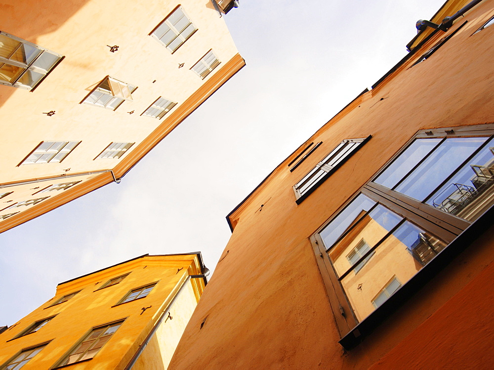 Colourful buildings, Stockholm, Sweden, Scandinavia, Europe